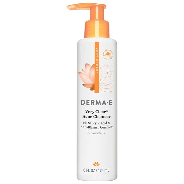 derma e Very Clear Cleanser Anti-Blemish Complex with Tea Tree and Willow Bark