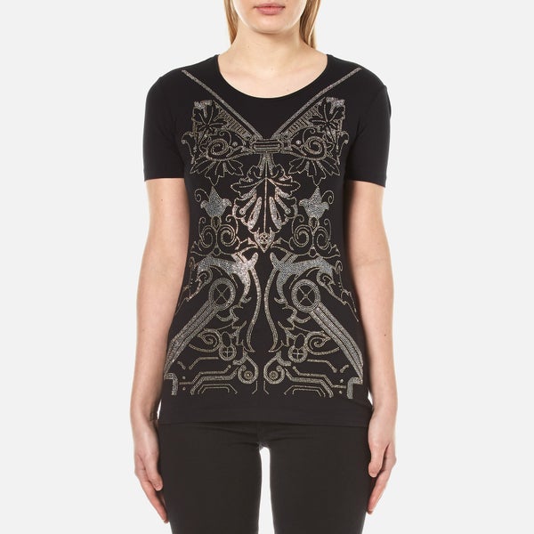 Versace Jeans Women's Printed T-Shirt - Black