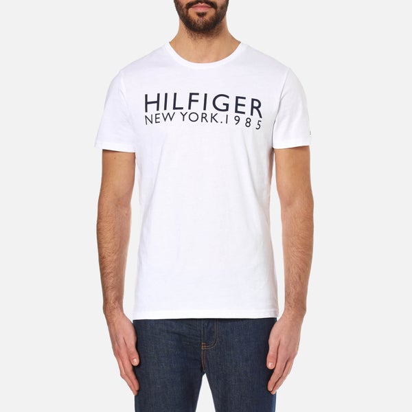 Tommy Hilfiger Men's Organic Hilfiger T-Shirt - White