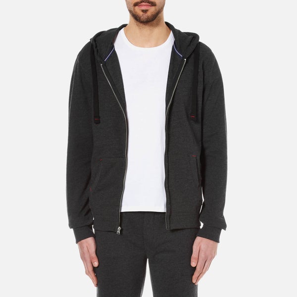 Tommy Hilfiger Men's Icon Zip Through Hoody - Charcoal Grey