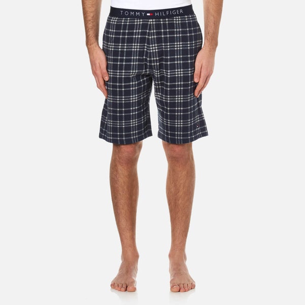 Tommy Hilfiger Men's Icon Checked Jersey Shorts - Navy Blazer
