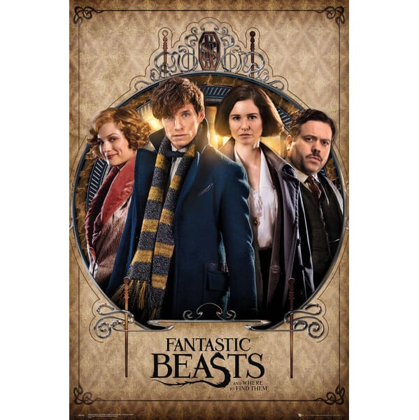 Fantastic Beasts Group Frame Maxi Poster - 61 x 91.5cm