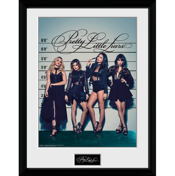 Pretty Little Liars Line Up Framed Photographic - 16"" x 12"