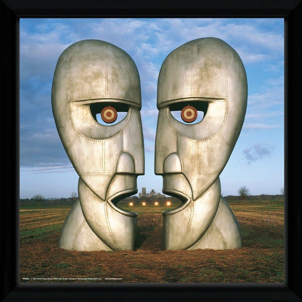 Pink Floyd Metal Heads Framed Framed Album Cover - 12"" x 12"