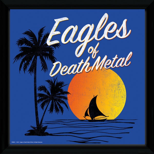 Eagles Of Death Metal Sunset Framed Album Cover - 12"" x 12"