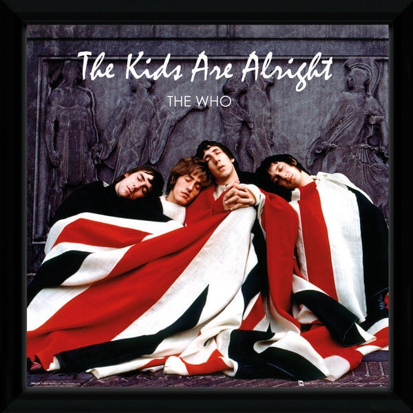 The Who The Kids Are Alright Framed Album Cover - 12"" x 12"