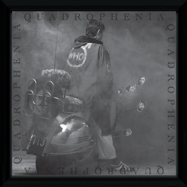 The Who Quadrophenia Framed Album Cover - 12"" x 12"