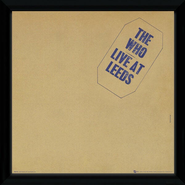The Who Leeds Framed Album Cover - 12"" x 12"