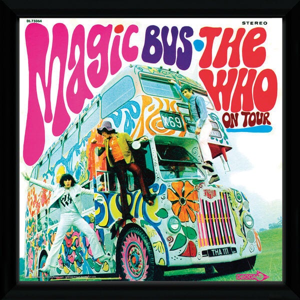 The Who Magic Bus Framed Album Cover - 12"" x 12"