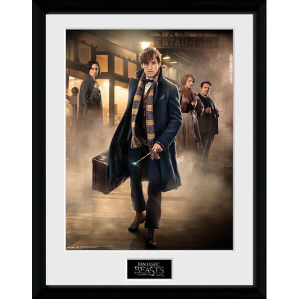 Fantastic Beasts Group Stand Framed Album Cover - 12"" x 12"