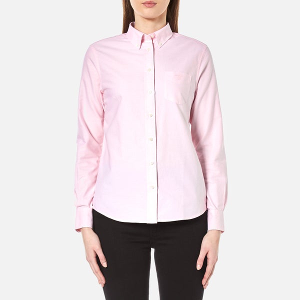 GANT Women's Perfect Oxford Shirt - Light Pink