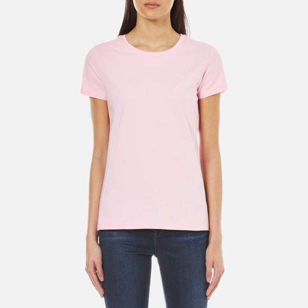 GANT Women's Cotton/Elastane Crew Neck T-Shirt - California Pink