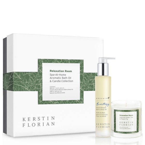Kerstin Florian Spa-At-Home Bath Oil & Candle Gift Set
