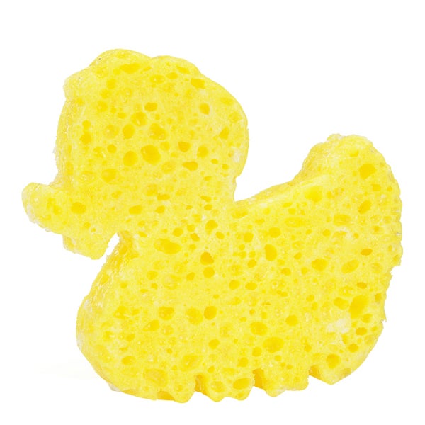 Фигурная детская губка для ванны и душа с наполнителем (утка) Spongellé Body Wash Infused Sponge Animals - Duck