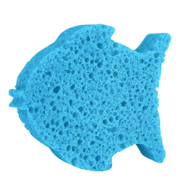 Фигурная детская губка для ванны и душа с наполнителем (рыбка) Spongellé Body Wash Infused Sponge Animals - Fish