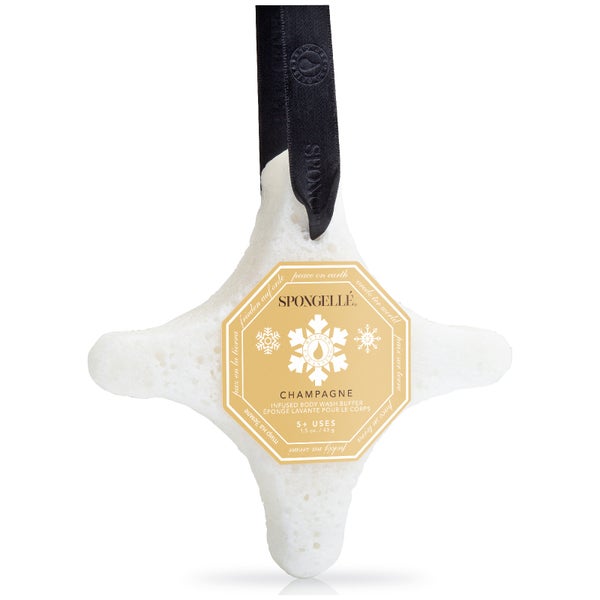 Spongellé Ornament Body Wash Infused Buffer – Champagne