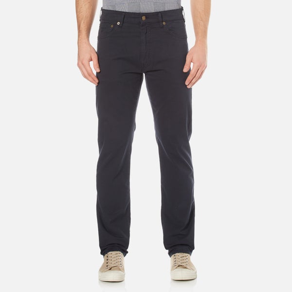 GANT Men's Regular Straight Microtwill Jeans - Navy