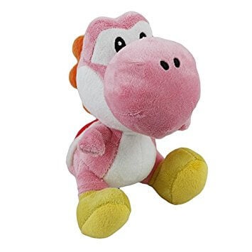 Super Mario 6" Pink Yoshi Plush