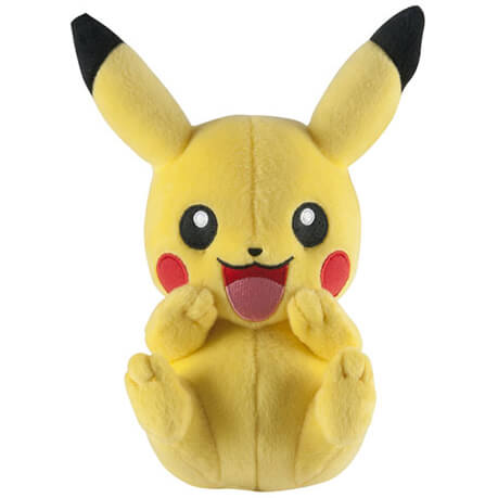 Pokémon Lachende Pikachu Knuffel