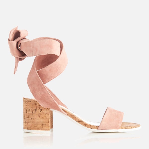 Dune Women's Jonee Suede Block Heel Sandals - Pink