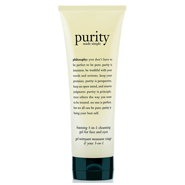 philosophy Purity Made Simple Foaming 3-In-1 Cleansing Gel For Face and Eyes 225ml