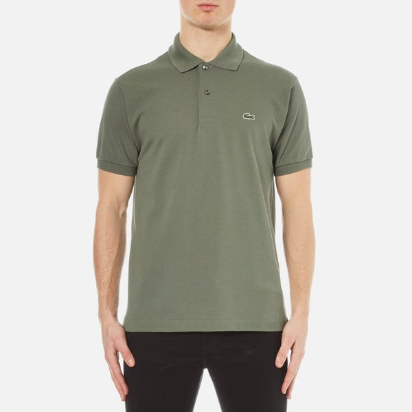 Lacoste Men's Short Sleeve Pique Polo Shirt - Army