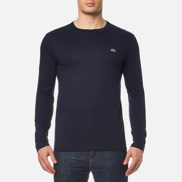 Lacoste Men's Long Sleeve T-Shirt - Navy