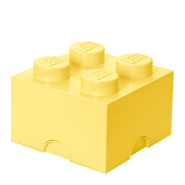 LEGO Aufbewahrungsbox 4 - kühles Gelb