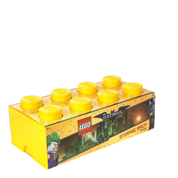 LEGO Batman Storage Brick 8 - Bright Yellow