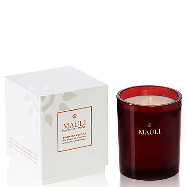 Успокаивающая ароматическая свеча с эфирными маслами Mauli Sundaram and Silence Pure Essential Oil Candle 210 г