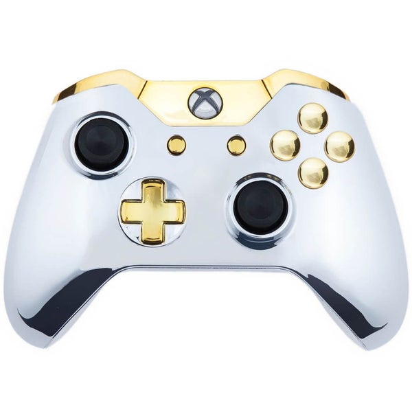 Xbox One Controller - Chrome Silver & Gold Buttons