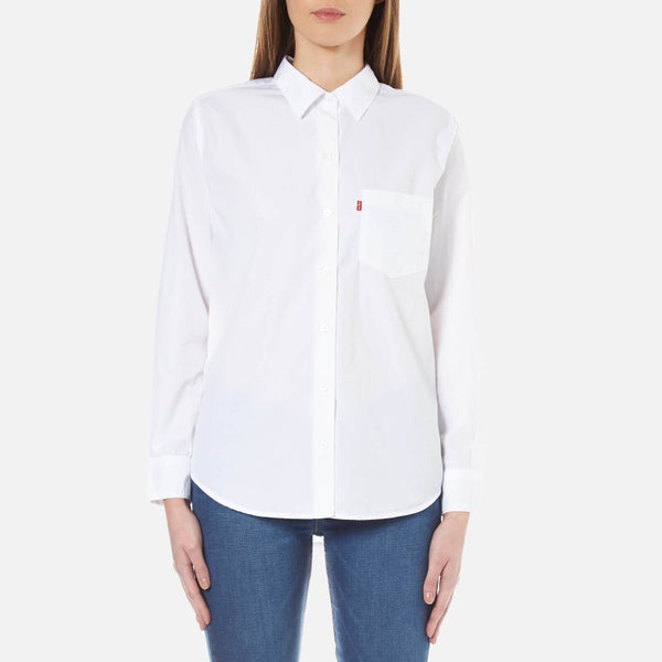 Levi's Women's Sidney 1 Pocket Boyfriend Shirt - Bright White