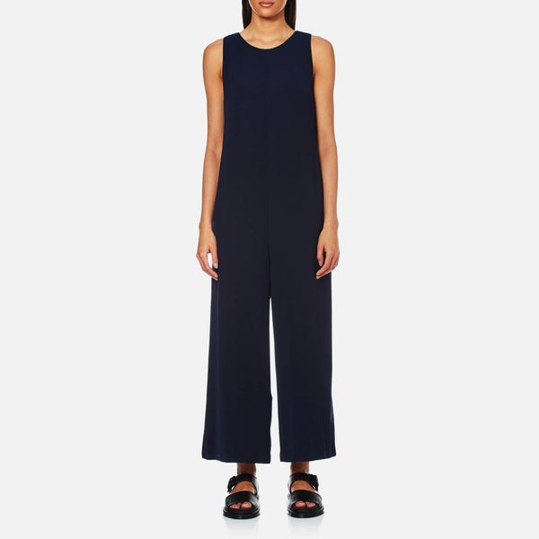 Paisie Women's Cropped Jumpsuit - Navy