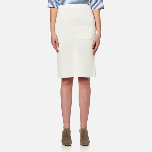Paisie Women's Knitted Skirt - White