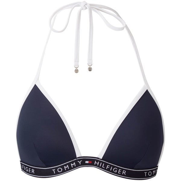 Tommy Hilfiger Women's New Corin Tape Bikini Top - Peacoat