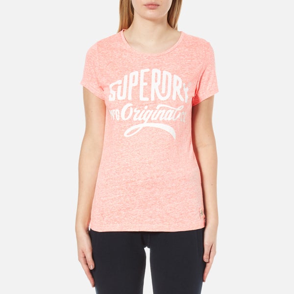 Superdry Women's Superdry MFG Entry T-Shirt - Coral Blossom Snowy
