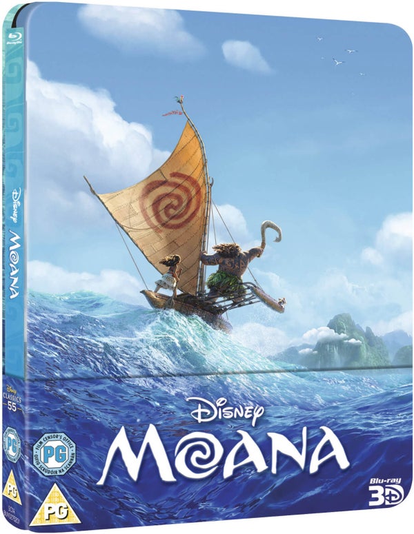 Moana 3D (Includes 2D Version) - Zavvi UK Exclusive Limited Edition Steelbook