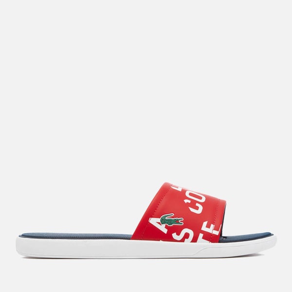 Lacoste Men's L.30 Slide 117 2 Slide Sandals - Red