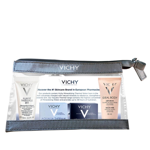 Vichy Hyaluronic Acid Intense Hydration Skin Care Mini Gift Set, Net wt. 2.5 Fl. Oz.