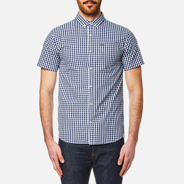Superdry Men's Ultra Lite Oxford Short Sleeve Shirt - Premium Oxford Navy