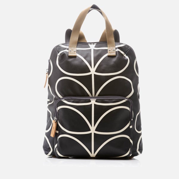 Orla Kiely Women's Backpack Tote Bag - Black