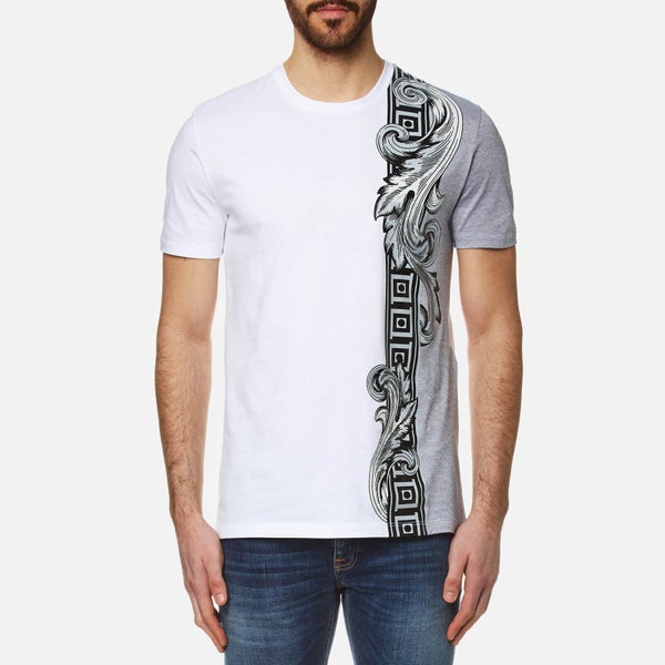 Versace Collection Men's Side Print T-Shirt - White