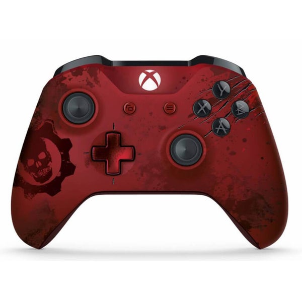 Manette Sans Fil Xbox : Gears of War 4 Édition Limitée Crimson Omen