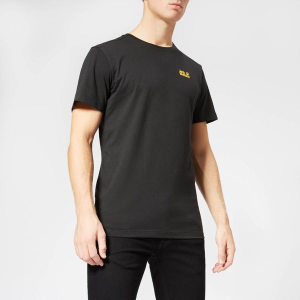 Jack Wolfskin Men's Essential Short Sleeve T-Shirt - Black