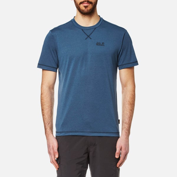 Jack Wolfskin Men's Crosstrail T-Shirt - Ocean Wave