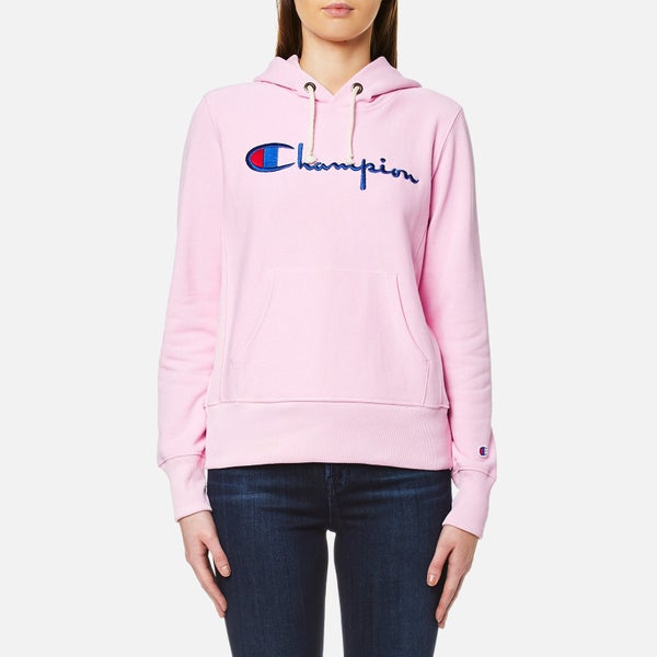 Champion Women's Hooded Sweatshirt - Pink