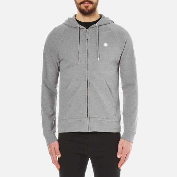 Pretty Green Men's Oxted Hoody - Mid Grey