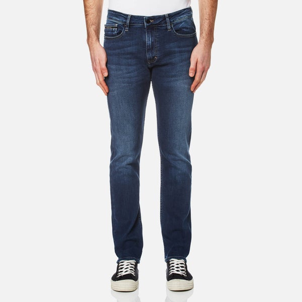 Calvin Klein Men's Slim Straight Leg Jeans - True Mid Blue