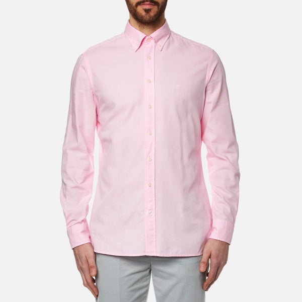 Hackett London Men's Garment Dyed Oxford Shirt - Pink