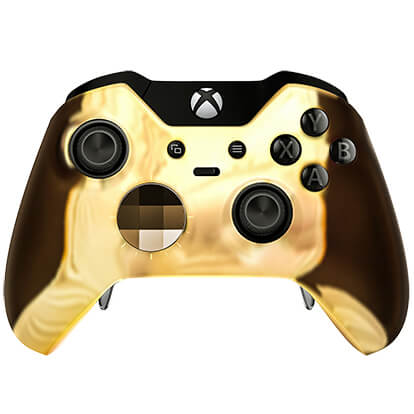Custom Controllers Xbox One Elite Controller - Chrome Gold Edition